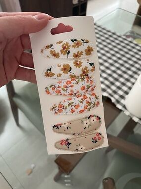 Kids material hair pins clips